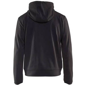 เสื้อฮู้ดดี้ซิปคุณภาพสูงทรงโอเวอร์ไซส์สำหรับผู้ชาย สไตล์สตรีทแวร์ ผ้าฟลีซแบบสั่งทำพิเศษ ทรงหลวม แขนยาว - Product Image 5