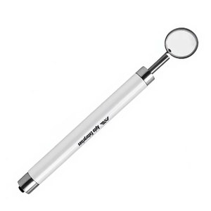 Miroir buccal dentaire de qualité supérieure avec lumière LED, manche blanc, acier inoxydable, examen oral pour dentistes, instruments chirurgicaux - Product Image 3