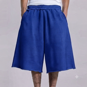 Premium Men's <b>Shorts</b> High Quality Elastic Waist Street Wear Drop Crotch Cotton <b>Sweatpants</b> Baggy <b>Sweatpants</b> <b>Shorts</b> For Men - Product Image 2