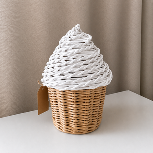 Eco-Friendly Rattan Gift <b>Box</b> for Ramadan Celebration Premium Handwoven Wicker Ice Cream <b>Box</b> for Gergean Garangao - Product Image 2