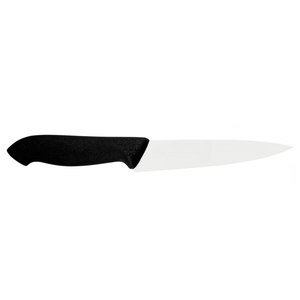 Couteaux utilitaires multifonctionnels avec poignée texturée noire et lame en acier inoxydable pointue pour la découpe et l'effilage en cuisine - Product Image 2