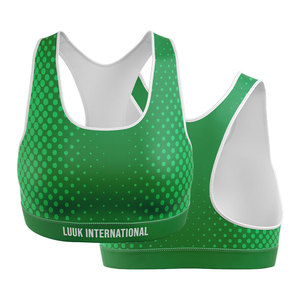 Soutien-gorge de sport personnalisé pour femmes grandes tailles, sublimation intégrale, respirant, séchage rapide, évacuation de l'humidité, vêtements d'équipe, fabricant OEM - Product Image 6