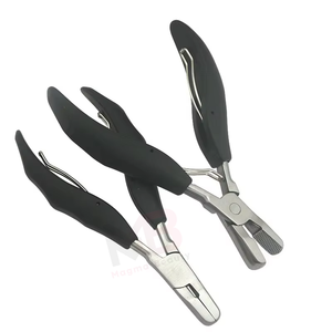 Wholesale Hair <b>Extensions</b> Plier Including Two Hole <b>Micro</b> Beads Remover Pliers Hair Surgical grade Stainless Steel Nano Bead - Product Image 2