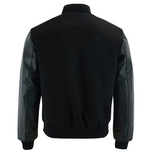 Pull à capuche en coton bleu clair personnalisé pour garçons et hommes, avec patchs en chenille - Product Image 3