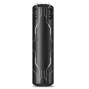 Service OEM en gros : Sacs de frappe lourds en cuir véritable et PVC avec logo personnalisé pour l'entraînement de boxe adulte - Écologique - Product Image 1