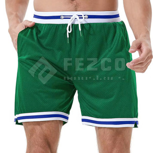 Shorts décontractés coupe-vent en polyester 100% respirant et absorbant l'humidité avec taille élastique pour hommes, vêtements de sport pour adultes - Product Image 4