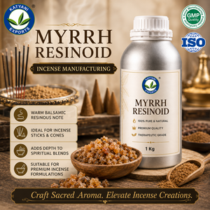 Résine de Myrrhe 100% Pure et Naturelle (Commiphora Myrrha) – Matière Première Aromatique pour la Fabrication d'Encens et de Produits Parfumés - Product Image 5