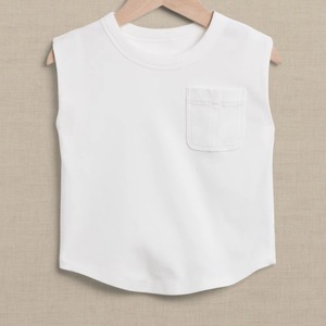 Débardeur pour garçons, vêtements d'été pour garçons, 100% coton, débardeur pour garçons de haute qualité, respirant, vêtements d'été décontractés, logo personnalisé - Product Image 3