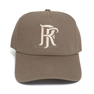 Casquette de baseball structurée avec logo brodé en 3D 5 panneaux de haute qualité pour hommes sur mesure Casquette de sport à l'arrière - Product Image 1