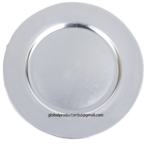 La más nueva placa de cargador de Acero acabado pulido para bodas restaurantes hoteles 2025 - Product Image 1