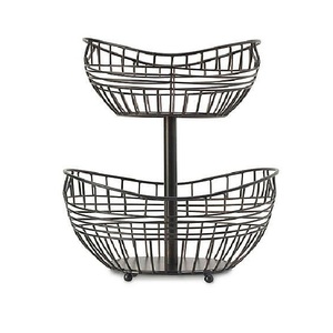 High Selling Luxury Handmade Metal Fruit Basket Classic <b>Table</b> Top Unique Wholesale Tissue Boxes Customized Size Shape - Product Image 4