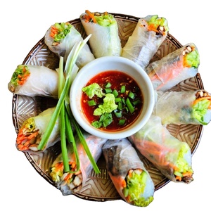 Papel de arroz vietnamita 22cm Rollo de primavera frito Embalaje 500 gramos/bolsa Redondo y cuadrado Muchos tamaños AL POR MAYOR WA0084989322607 - Product Image 5