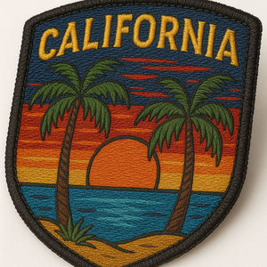Vente en gros de patchs personnalisés durables en chenille brodée à la machine, logo en PVC, lettres appliquées, forme de fleur, pour vêtements, vestes, chemises - Product Image 1