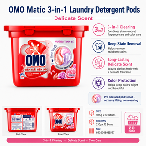 Matic 3-in-1 Laundry <b>Detergent</b> Pods with Delicate Scent 210g x 12 Boxes | Convenient Pre-Measured Format - Product Image 3