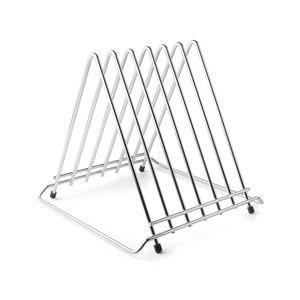 Supporto per tagliere in acciaio inossidabile, portaoggetti da cucina per uso sul piano di lavoro - Product Image 1