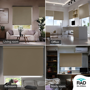 Persiana enrollable opaca para interiores (recubierta de acrílico) - Product Image 6