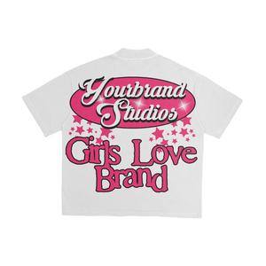 เสื้อยืดพิมพ์ลายสตรีทแวร์คุณภาพพรีเมียม แขนสั้น แฟชั่นทันสมัย ระบายอากาศได้ดี รับทำโลโก้และดีไซน์ตามสั่ง - Product Image 1