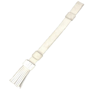 Accessoire de remplacement pour cordon de sabre en cuir véritable blanc, reproduction américaine, avec gland, en cuir de buff blanc - Product Image 6