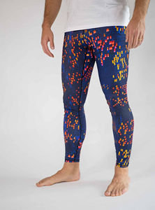 Leggings de compresión para hombre, pantalones ajustados de entrenamiento atlético con tela elástica para gimnasio, correr y ropa deportiva - Product Image 2