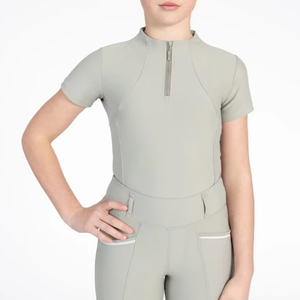 Camiseta Interior Deportiva Elástica y Suave para Niños y Mujeres, Ideal para Equitación, Cómoda y Elegante, para Entrenamiento y Eventos - Product Image 1