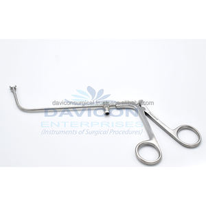 Fórceps de cuchara doble de jirafa de acero inoxidable quirúrgico Horizontal - Product Image 2