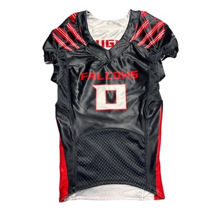 Maillot de football américain respirant imprimé grande taille à prix de gros, faible MOQ, vente chaude, 100 % polyester, vêtements de sport - Product Image 3