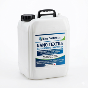 Easy Coating LLC Nano Textile Waterproof <b>Spray</b> 300ml <b>Fabric</b> Water Repellent for Curtains Carpets - Product Image 6