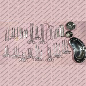 Juego de Instrumentos Quirúrgicos de Laparotomía Básica de Alta Calidad, 50 Piezas, Reutilizables, de Acero Inoxidable, Kit de Laparotomía Quirúrgica, CE - Product Image 6