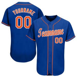 Maillot de baseball le plus vendu avec fermeture boutonnée intégrale, tissu polyester respirant, logo d'équipe et personnalisation du nom et du numéro du joueur - Product Image 2