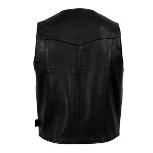 Chaleco de Cuero Profesional para Motocicleta, con Logotipo Personalizado, Estilo Biker, Transpirable, Vintage - Product Image 4