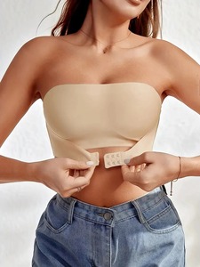 Sujetador sin Tirantes para Mujer, Último Modelo 2026, Sin Relleno, con Botones Delanteros, Suave y Cómodo - Product Image 3