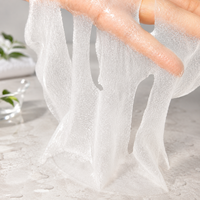 Masque facial en hydrogel CMC à fonction médicale Y402, 26 g/m² |   Substrat de masque sec en carboxyméthyl lyocell pour les marques de beauté