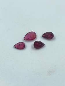 Spinelle rouge naturelle de haute qualité, 4 pièces, 1,71 carat, taille ovale, pierres brutes, origine LK, R.K. GEMS & JEWELLERY pour la fabrication de bijoux - Product Image 5