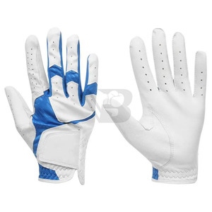 Guantes de Golf Personalizados con Logotipo para Adultos, Cuero Sintético Cabretta Genuino, Transpirables, con Parche Blanco en la Palma, Agarre para la Mano, para Todos - Product Image 6