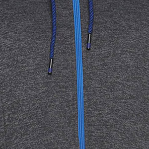 Sudaderas con Capucha Personalizables de Algodón/Poliéster para Hombre, Sudadera Térmica con Capucha de Forro Polar para Otoño, Diseño de Patrón Sólido - Product Image 5