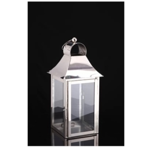 Tendance en acier inoxydable en forme de carré moderne extérieur fait à la main chauffe-plat lanterne pour accrocher des décorations de jardin - Product Image 5