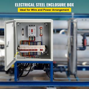 Contenitore Elettrico in Metallo NEMA 4X 8x8x6 IP66 Resistente ad Acqua e Polvere per Elettronica e Strumenti da Esterno e Interno - Product Image 6