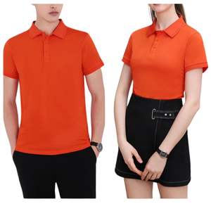 Camiseta Polo Unisex con Logotipo Personalizado, 100% Algodón, Transpirable, Manga Corta, para Golf, Venta al Por Mayor - Product Image 1