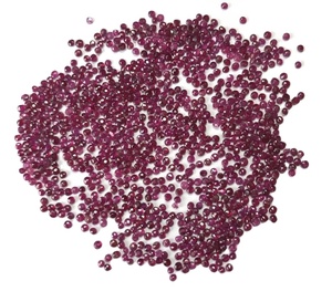 1.5mm tự nhiên Burma <span class=keywords><strong>Ruby</strong></span> đá quý màu đỏ IGI chứng nhận AAA chất lượng mặt tròn rực rỡ cắt lỏng bán buôn - Product Image 5