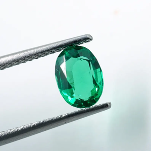 Emerald Gemstone Faceted Loose Green Emerald 1.20 Ct (7x5x3.5MM) HAYAAT <b>GEMS</b> HG-176 - Product Image 2