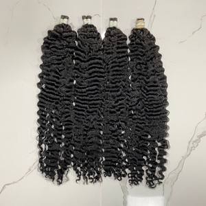 Curly Bulk <b>Braiding</b> <b>Hair</b> 24 Inches Vietnamese Human <b>Hair</b> Extensions Weaving <b>Hair</b> Cuticle Aligned Wholesale Price for Black Women - Product Image 3