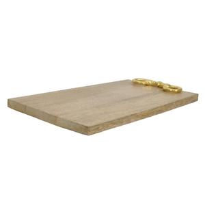 Tabla de cortar de madera hecha a mano, tabla de cortar gruesa de madera personalizada, antideslizante, artículos para encimera de cocina - Product Image 3