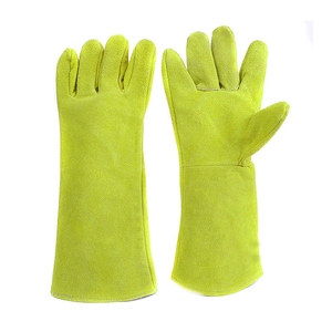 Gants de soudage antistatiques en cuir de vachette de haute qualité, gants de sécurité industriels ignifuges, gants de construction robustes - Product Image 5