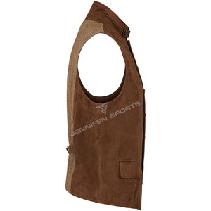 Nuevo Chaleco Masculino Personalizado con Múltiples Bolsillos, Chaleco Casual al por Mayor para Hombre, Chaleco de Caza de Piel Sintética/Lana para Hombre - Product Image 5
