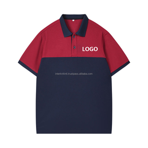 เสื้อยืดแขนสั้นผู้ชายผ้าฝ้าย 100% สไตล์ไฮสตรีท ระบายอากาศได้ดี ปักโลโก้ตามสั่ง สำหรับชุดยูนิฟอร์มบริษัท ชุดทำงาน ชุดกอล์ฟ - Product Image 3