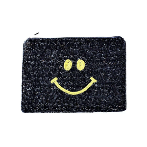 Monedero Elegante Clásico Hecho a Mano con Cuentas y Diseño de Luna, Patrón de Dibujos Animados, Impresión Tipográfica, Personalizable, para Eventos Festivos y Uso Diario - Product Image 5