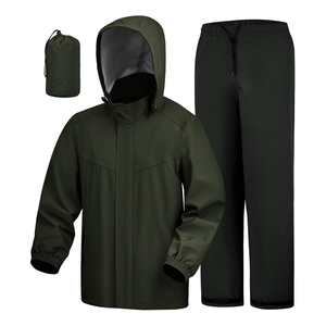 Combinaison de pluie professionnelle pour l'extérieur, légère, imperméable, vêtements d'aventure, fabrication en usine - Product Image 1