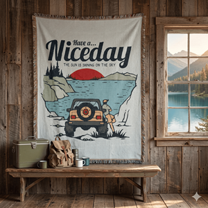 Manta de Algodón Versátil HYUGA, Estilo Bohemio, 172cm*122cm, Unisex, para Uso en Todas las Estaciones, Clima Frío/Caliente, Interior, Camping, Viajes - Product Image 1