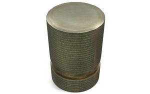 Table basse en métal tressé vert moderne design, meuble de salon contemporain, table d'appoint décorative - Product Image 2