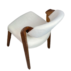 Muebles de silla de jardín de madera minimalista con espuma suave, nuevo diseño que es más cómodo, estético y duradero de usar - Product Image 3